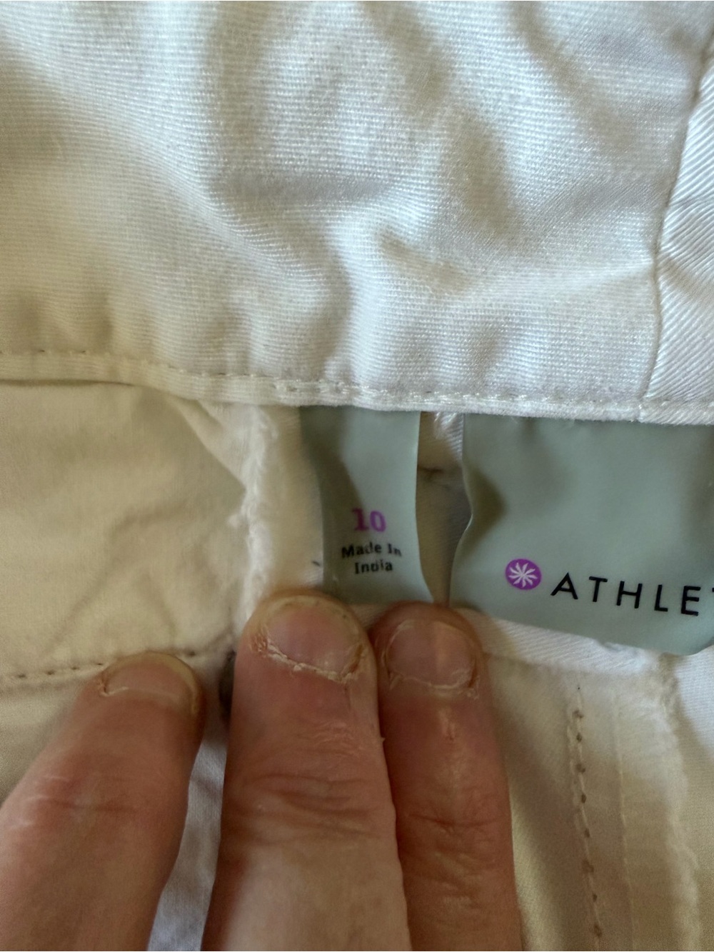 Athleta White Cargo Bermuda Shorts for Women - Picture 4 of 5